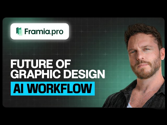 The Future Of Graphic Design AI Workflows! | Framia Pro