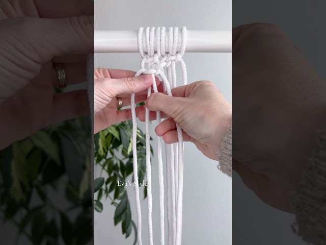 Macramé Spiral Pattern 🪢🤍 | Macramé Tutorial