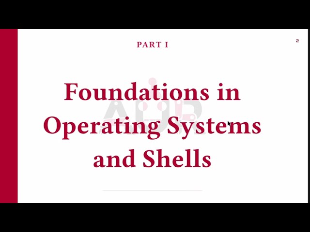 Session 4:  Intro to Linux