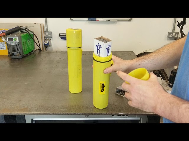 SifDRY welding rod / electrode canisters by weldability-sif