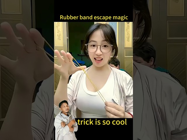 ordinary rubber trick #shorts #magic #tutorial #trending #funny #viral #youtubeshorts