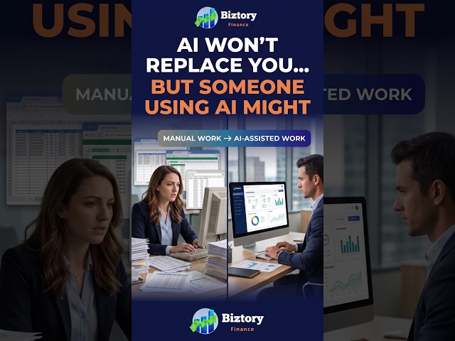AI Won't Replace You. But This Might.@BiztoryFinance  #AI #artificialintelligence  #futureofwork