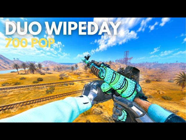 Wipeday DOMINATION on 700 Pop Server - Rust