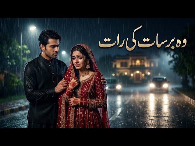 برسات کی رات | Anjum & Zavyar | Pakistani Romantic Drama | Urdu Love Story