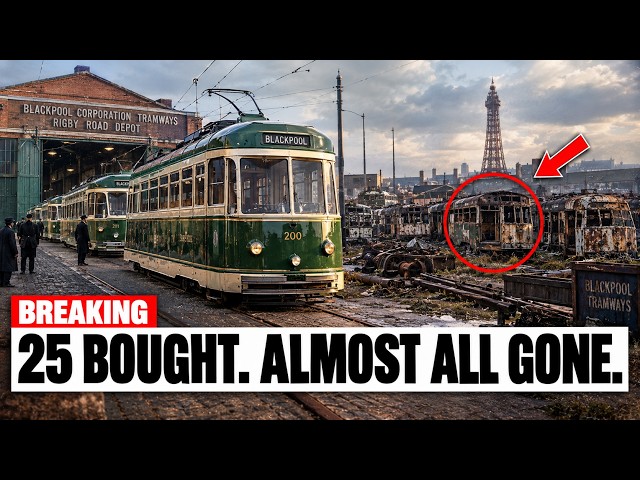 BREAKING: Blackpool Bought 25 Brand New Trams And Destroyed Nearly All Of Them