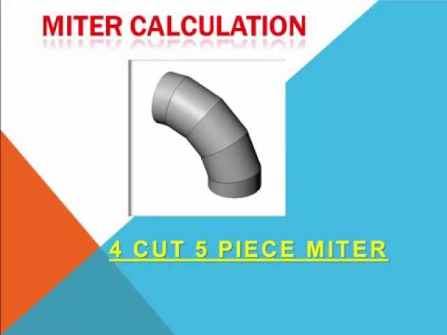 How to fabricate elbow (miter bend) from pipe