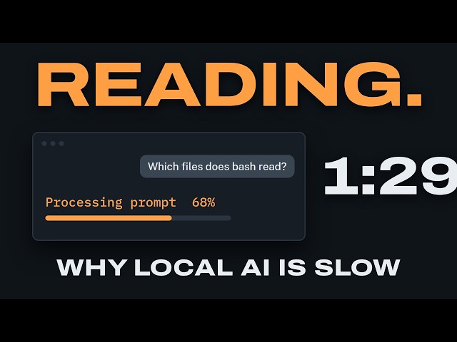 Why Local AI Takes Minutes to Answer (I Timed Every Second)