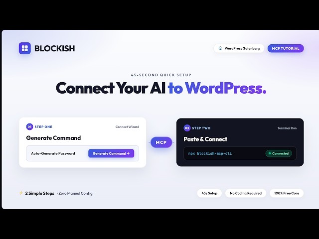 How to Connect Your AI to WordPress with Blockish (MCP Setup Tutorial)