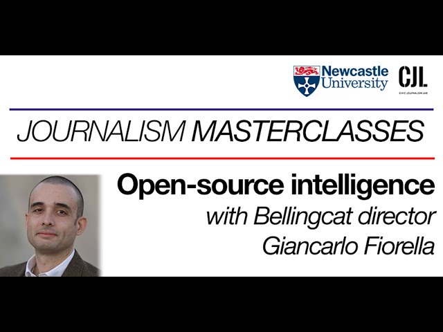 Open source intelligence, with Bellingcat's Giancarlo Fiorella