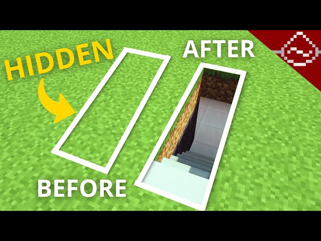 SMALLEST POSSIBLE SIMPLE Hidden Staircase in Minecraft Bedrock 26.5+!