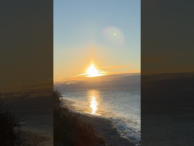 Golden Sunrise, over Lake Ontario, Canada. #Sunrise