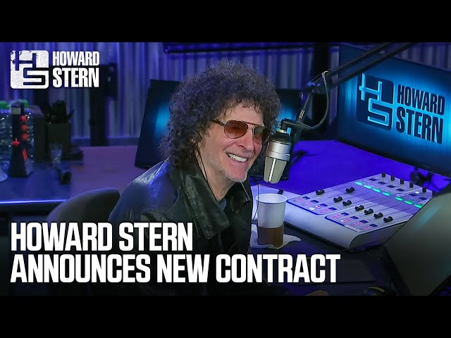 Howard Stern Announces New Contract With SiriusXM