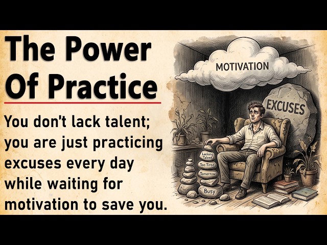 The Power Of Practice 🔥 || Learn English Through Motivation 🔥 || Level 3 English ✅