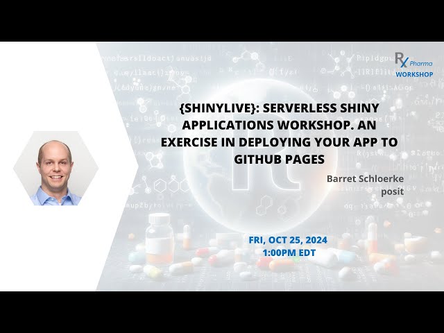 {shinylive}: Serverless Shiny applications workshop