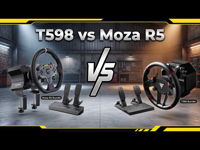 Thrustmaster T598 vs Moza R5 - Which One is Better?