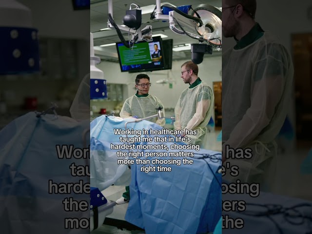 Healthcare has a way of changing what you look for in the people you keep close.

When life gets dem