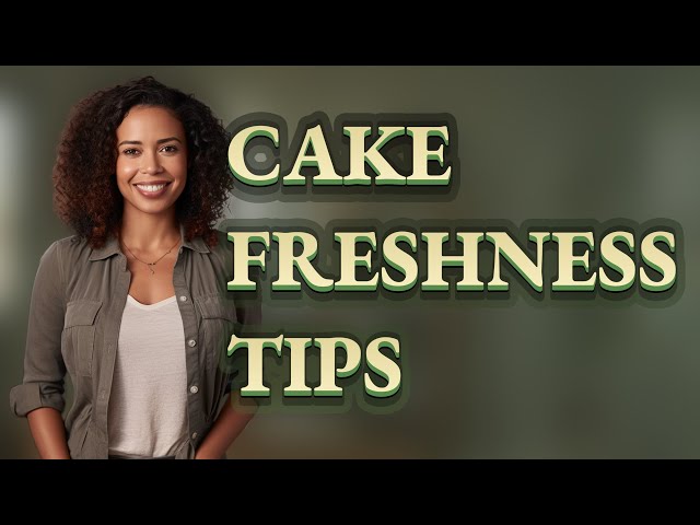 How long can you keep a frosted cake in the fridge?