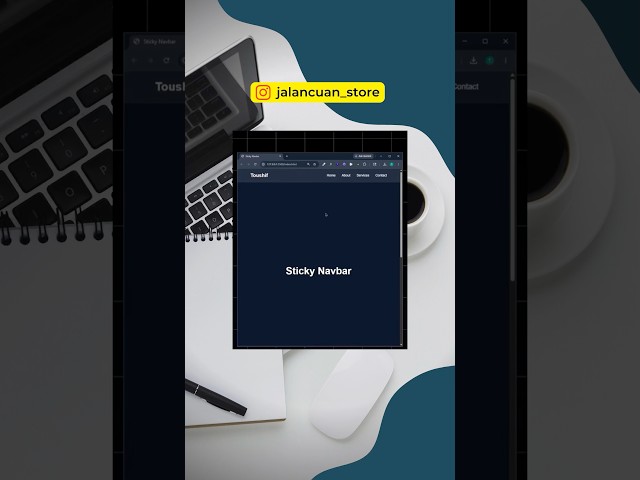 How to Create a Sticky Navbar with Just 2 Lines of CSS