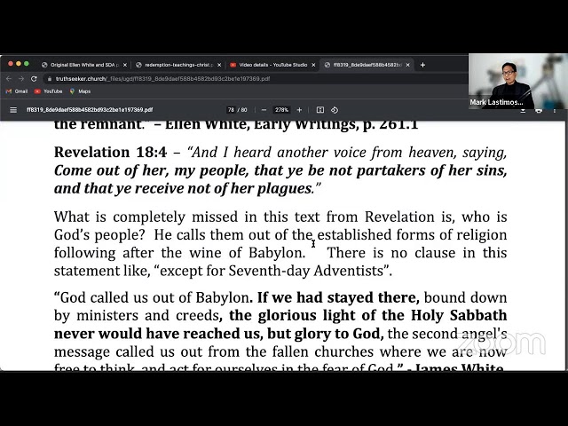 SEVENTH DAY ADVENTIST TIMELINE OF CHANGE 1990 to PRESENT From TRUTH to APOSTASY | Mark Lastimoso