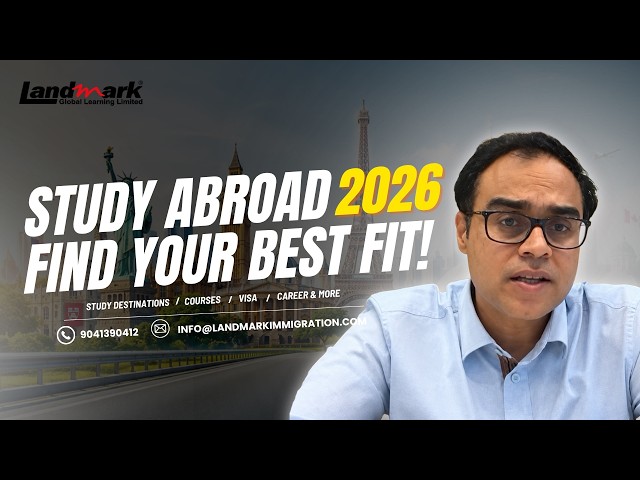 ✈️ Study Abroad 2026: Which Country Fits You Best?