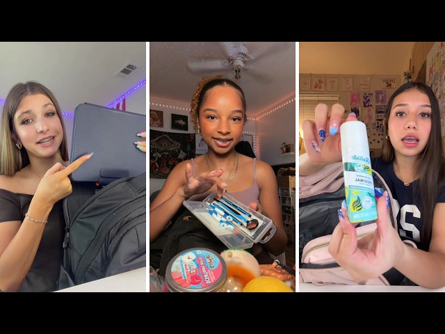 What's in My Backpack ? | TikTok Compilation