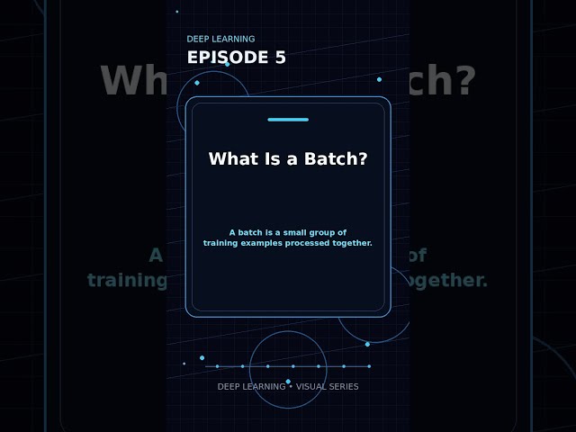 What Is a Batch? | Episode 5 #2