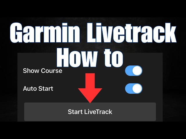 How to Use Garmin LiveTrack Like a PRO (Step-by-Step Tutorial)