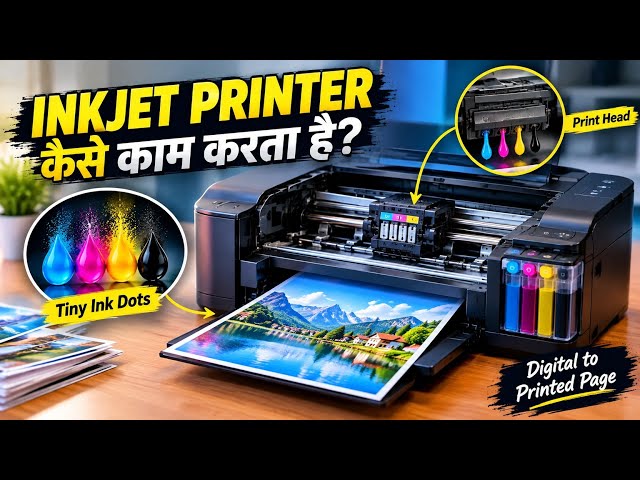 Printer Ke Andar Hota Kya Hai? 😱 | How Does a Printer Work? | Amazing Printing Process