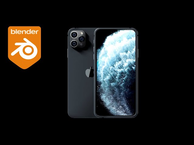 How to Model iPhone in Blender 3D