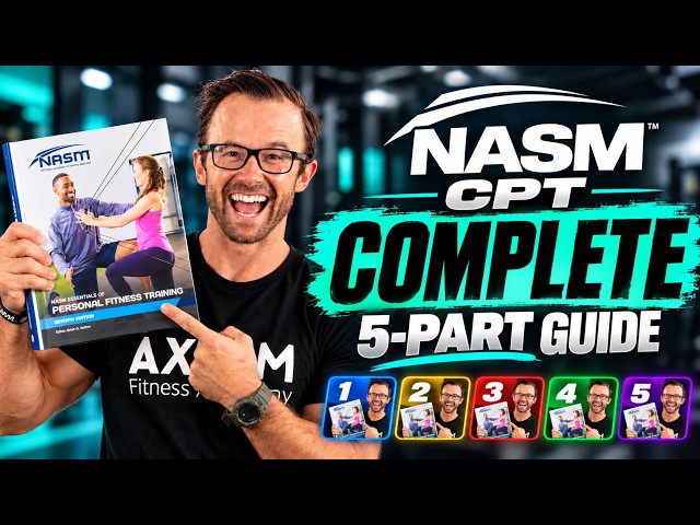 NASM CPT Study Guide 2026 | Complete 5-Part Exam Prep Course