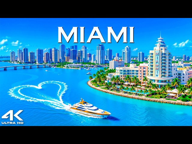 Miami 🇺🇸 4K | South Beach, Ocean Drive & The Ultimate Tropical Escape