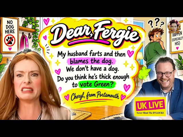 Intel Lady Takes Fergie To UKLIVE #parody #satire #uklive #paulcox #marklittlewood #royal #fergie