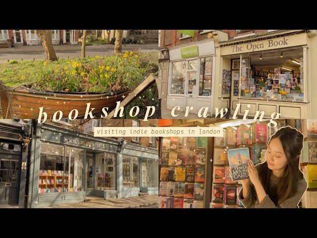 london bookshop crawl vlog 🇬🇧 mini book haul & reading in cafés 🍰