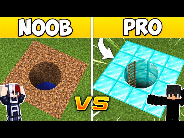 NOOB vs PRO: UNDERGROUND TUNNEL BUILD CHALLENGE with @Shivang02
