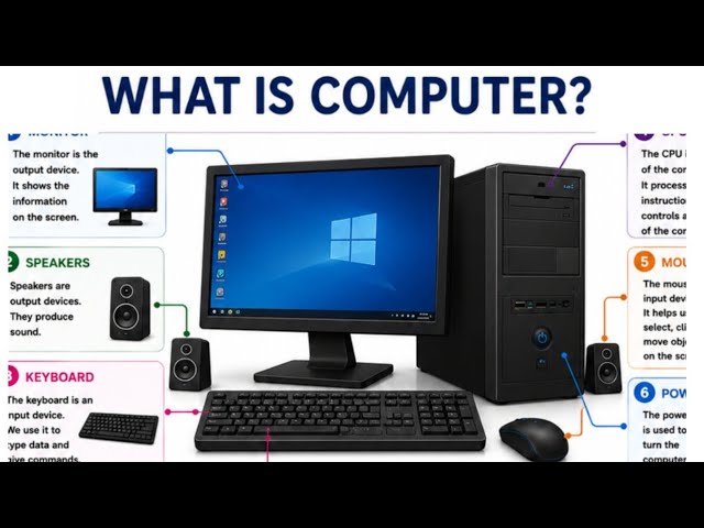 What Is Computer  | Basics Of Computer | Computer Basic Full Explanation For Beginner's Guide 