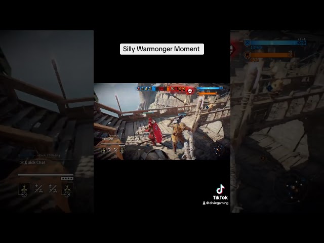 Warmonger can be silly sometimes #forhonor #gaming