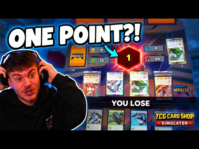 I Lost by ONE POINT... | TCG Card Shop Simulator