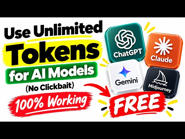 Use Unlimited Tokens for AI Models (No Clickbait) [ 100% Working ]