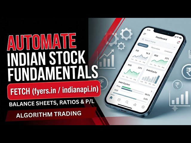 Fetch Fundamental Stock Data & Financial Statements via indianapi.in (Python)