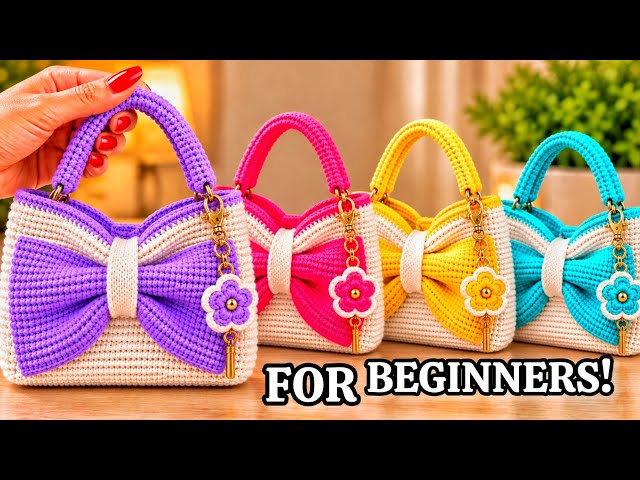 Super EASY!Viral Crochet MINI BAG 😍 BEST SELLING Idea for Beginners! 