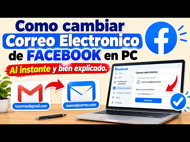 How to change your FACEBOOK email on PC 2026 clearly explained