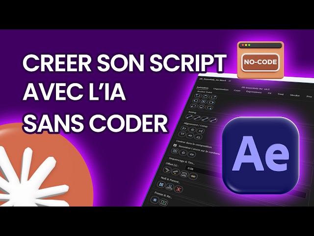 Créer un Plugin After Effects SANS CODER (Tuto FR)