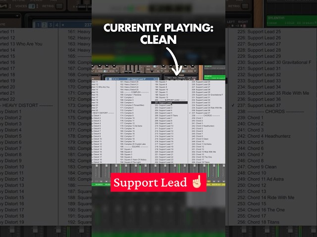 The Support Lead changes a leads CHARACTER!