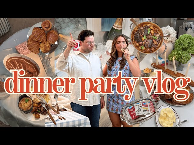 Hosting a 5 Course Dinner Party Using Recipes I've Never Made Before | ft. Kenzie Elizabeth