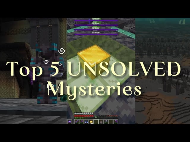 Top 5 Unsolved Mysteries on The Unstable Smp