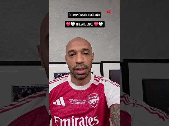 Thierry Henry’s message to gunners🔥WE WILL BE BACK🫂❤️‍🔥