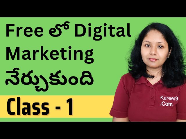 FREE Digital Marketing Complete Course in TELUGU in 2025