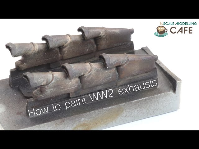 Scale modelling techniques: How to paint scale model Second World War resin exhausts