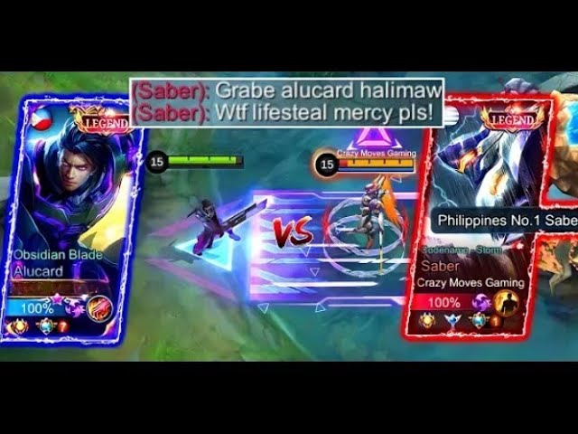 SABER MESSED WHITE THE WRONG ALUKARD ☠️☠️ALUKARD BEST BUILD