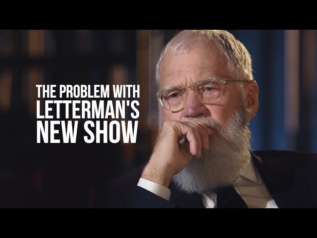 Editing an Interview - David Letterman's "My Next Guest" Has a Distracting Problem.